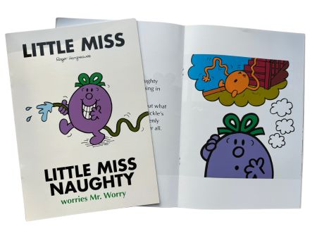 Little Miss Naughty worries Mr Worry Book