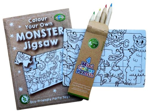 Monster Colouring Eco Party Bag