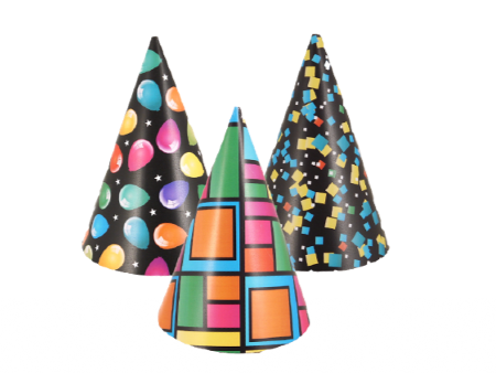 Neon Cone Party Hat