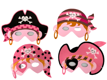 Pink Pirate Mask