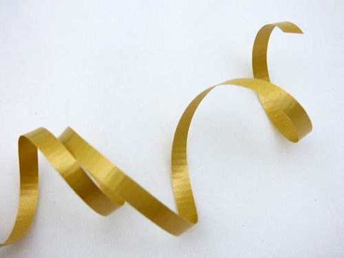 Length Matt Gold Curling Ribbon