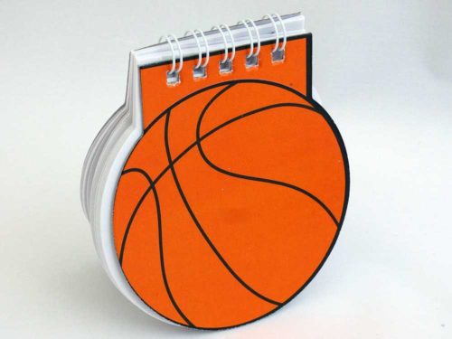 Spiral Bound Basketball Note Pad