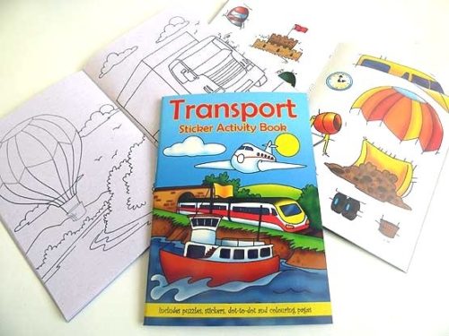 Transport Sticker Activity Book