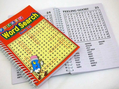 Spiral Bound Word Search Book