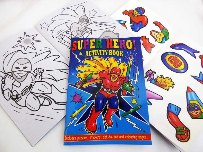 Super Hero Sticker Activity Book