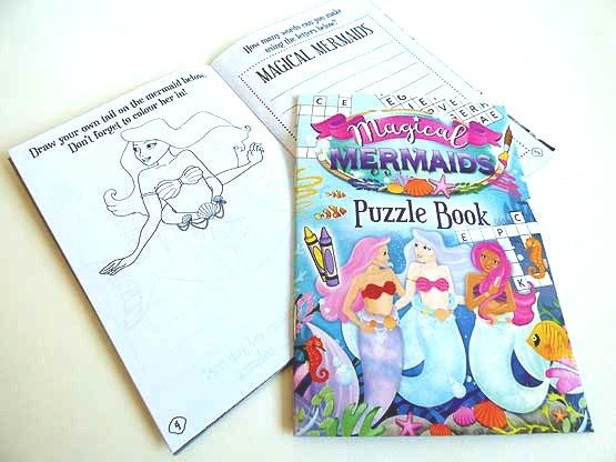 Mermaid Puzzle Book