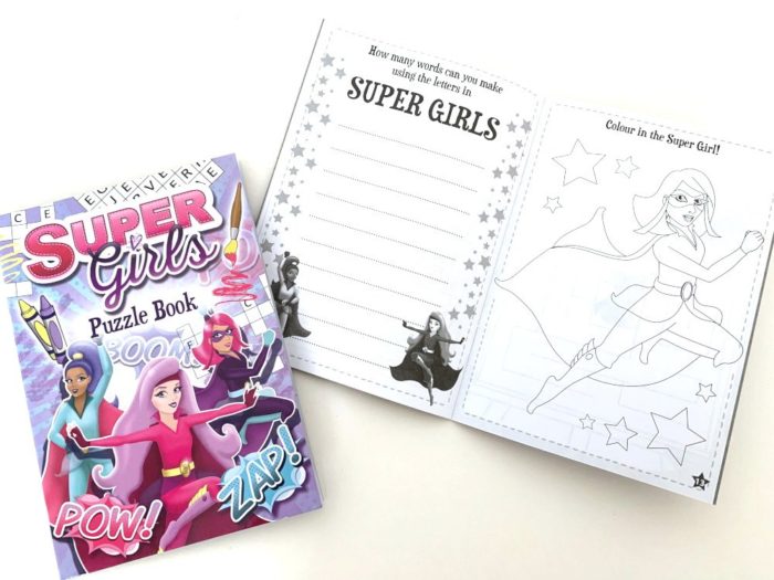 Super Girl Puzzle Book