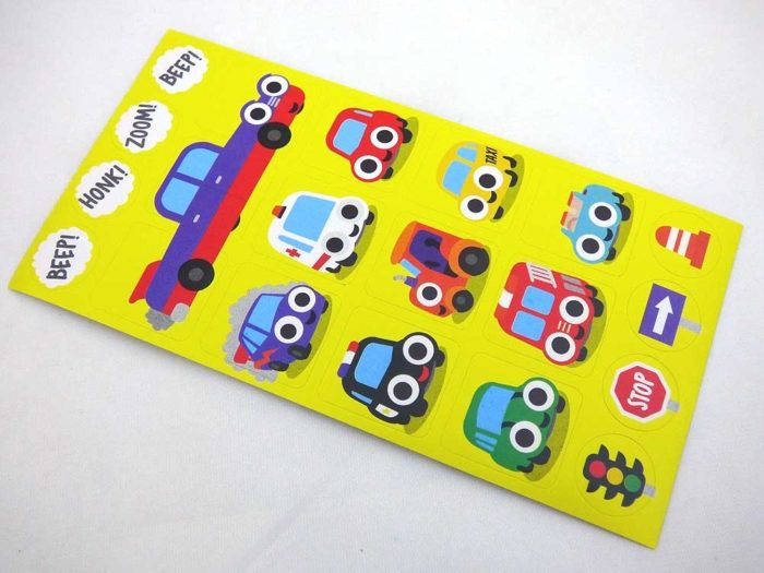 Mini Stickers - Vehicles