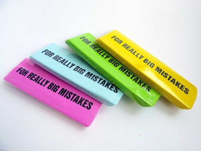 Really Big Mistakes Eraser