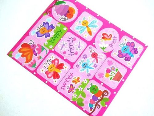 Flutterbugs Sticker Sheet