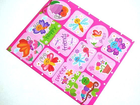 Flutterbugs Sticker Sheet