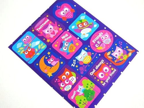 Owls Sticker Sheet