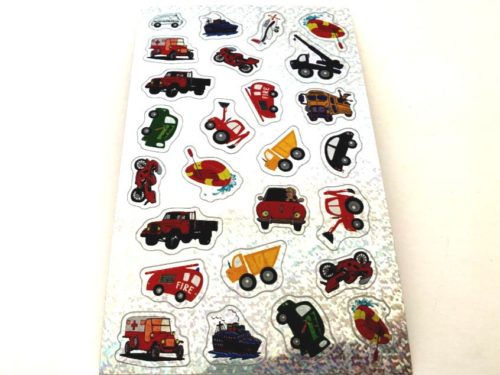 Shimmery Transport Sticker Sheet