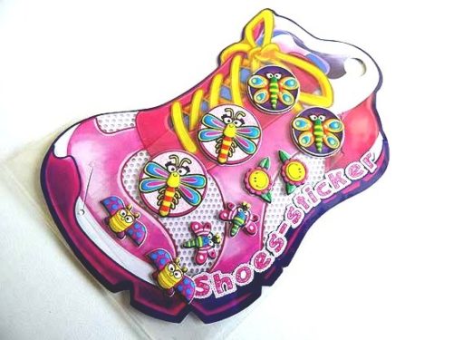 Flutterbug Shoe Stickers