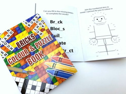 Bricks Colour & Puzzle book