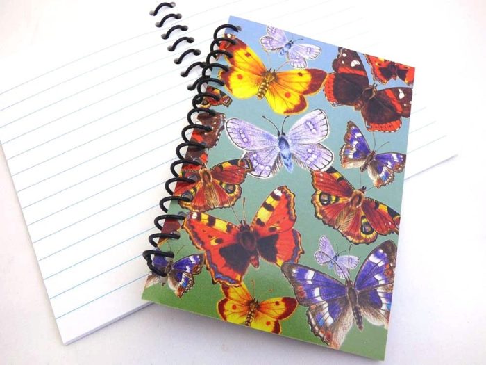 Spiral Bound Butterfly Notebook