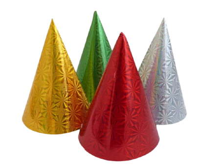 Shiny Cone Party Hat