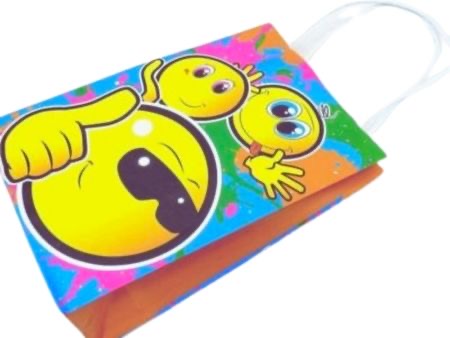 Smiley Emoji Paper Party Bag