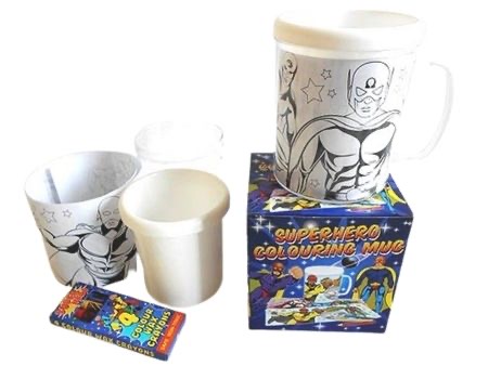 Superhero Colouring Mug