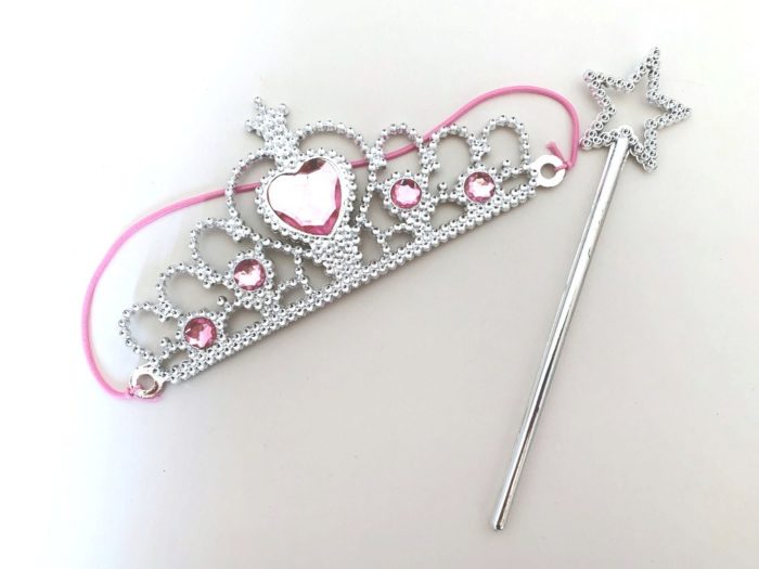 Elasticated Tiara with Wand