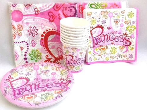 Princess Diva Table Setting Party Pack for 8 people