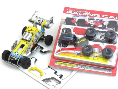 Self Assembly Pull-Back Racing Car