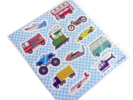 Vehicles Sticker Sheet