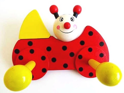 Wooden Ladybird Hooks