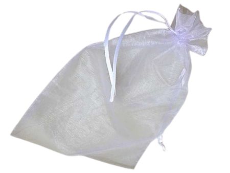 Giant White Organza Drawstring Bag