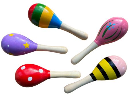 Wooden Mini Maracas