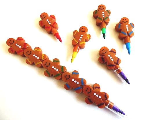 Gingerbread Stacking Crayons